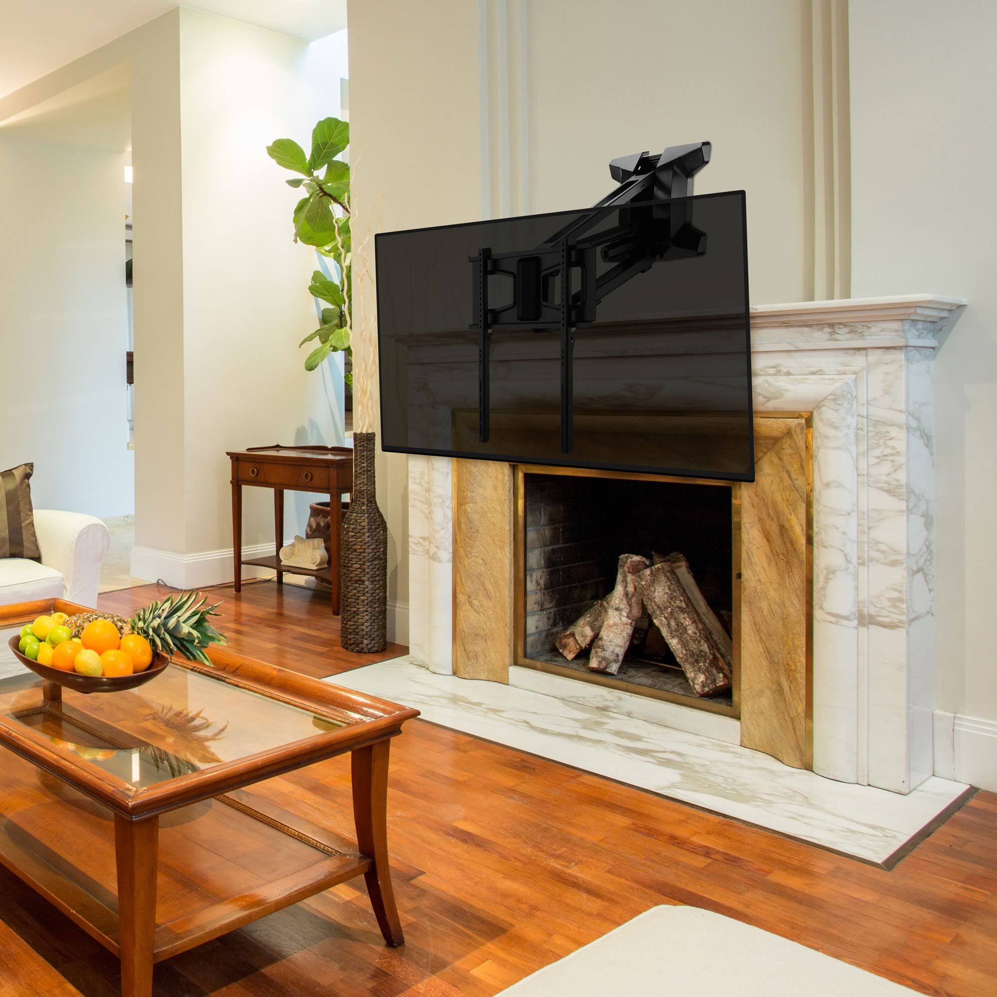 Motorized Fireplace TV Wall Mount | Fits 40-70 inch TV Screen | Mount It! MI-386 - Image 2
