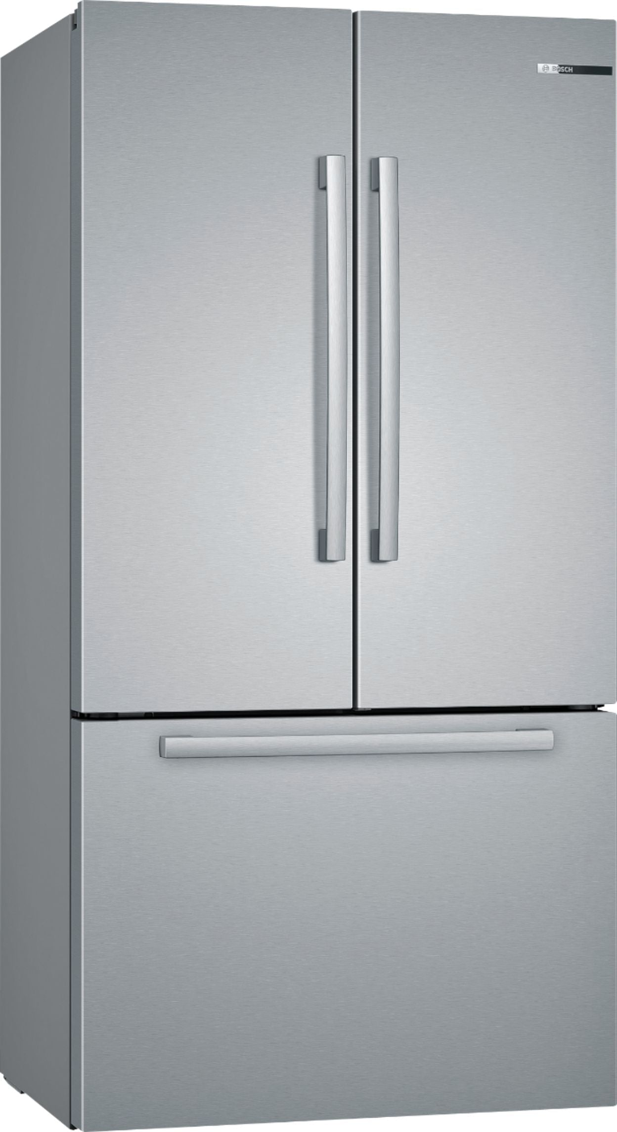 Bosch – 800 Series 21 Cu. Ft. French Door Counter-Depth Smart Refrigerator – Stainless steel - Image 2