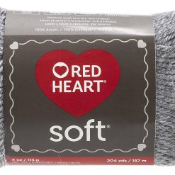 Alternative view of Red Heart Soft Yarn – Light Grey Heather, Multipack of 12