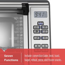 Alternative view of Black+Decker TO3290XSBD Toaster Oven, 8-Slice, Stainless Steel
