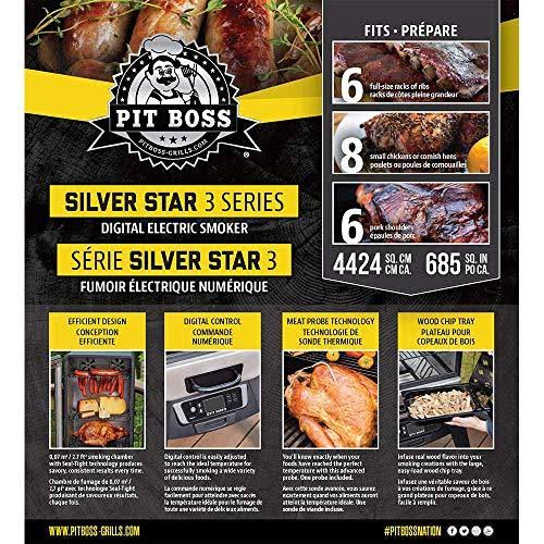 Pit Boss Silver Star 3-Series Digital Electric Vertical Smoker - Image 10